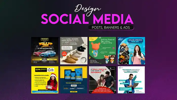 I can create Graphic design | Social Media Design | Banner Ads design 