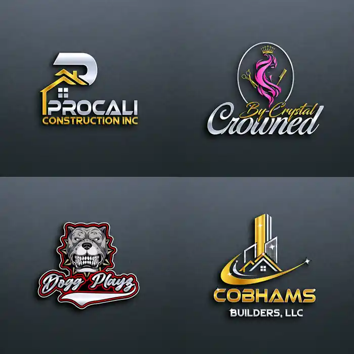 I can Premium and Luxury 3D Logo Designs