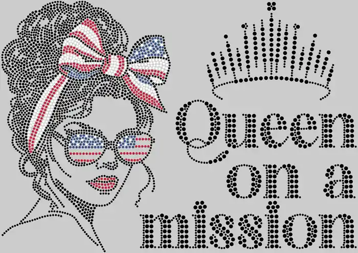 I can do rhinestone design for you