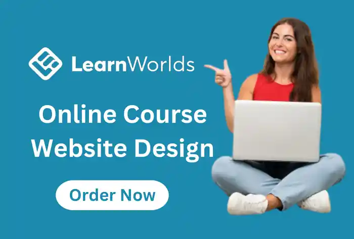 I can design online course website on learnworlds