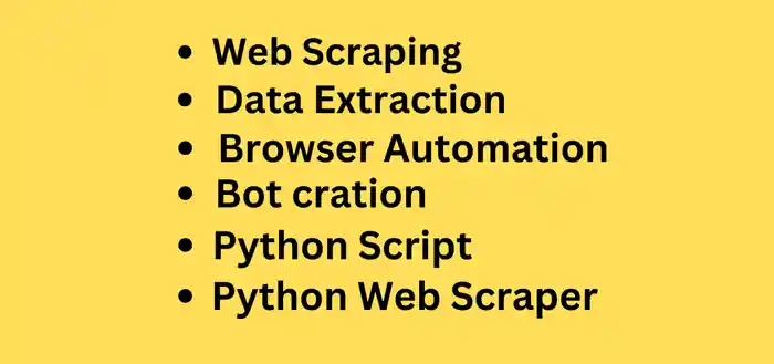 I can do web scraping from any website and develop a python web scraper