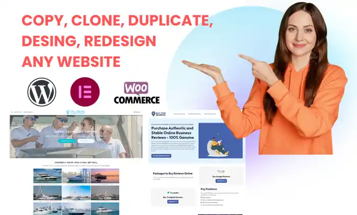 I can create, design, redesign, copy WordPress websites