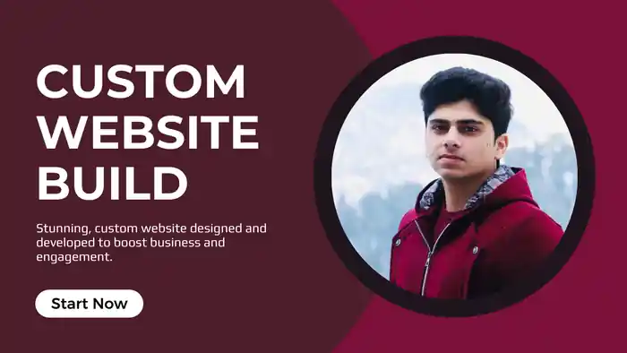 I can build custom website , redesign and develop the website