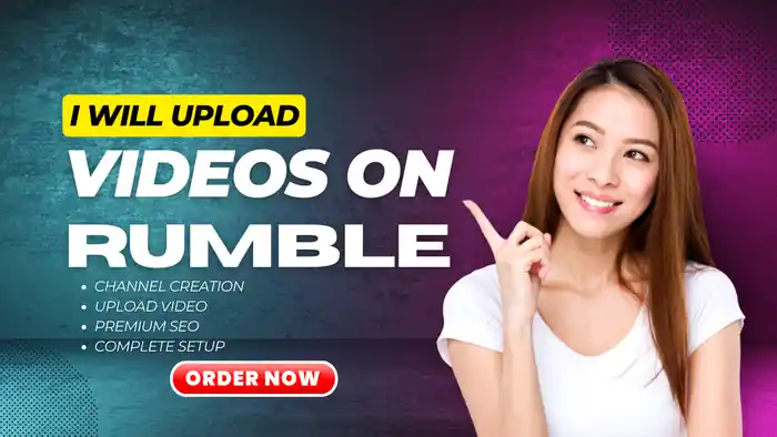 I can create edit rumble or youtube content and upload with SEO