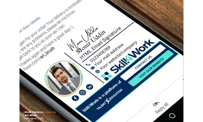I can HTML Email Signatures for iPhone, Mac & All Device