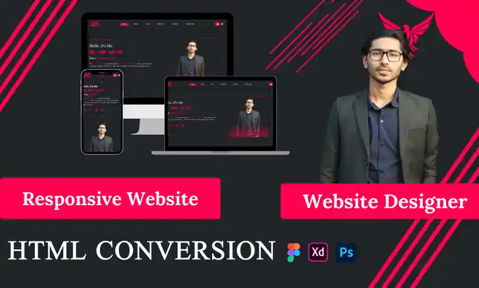 I can create an attractive website using HTML, CSS, BOOTSTRAP, JAVASCRIPT,