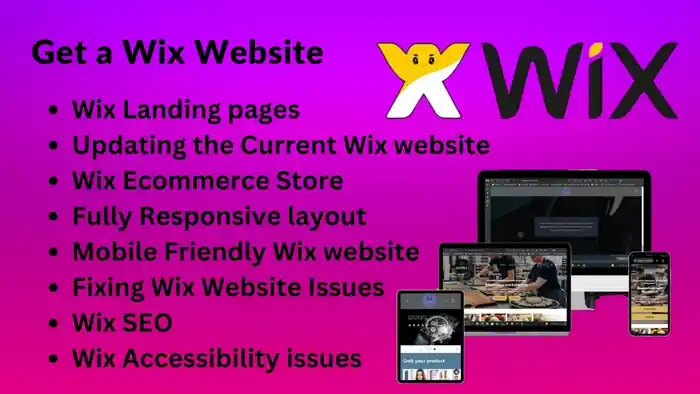 I can create wix website design redesign wix business website online store