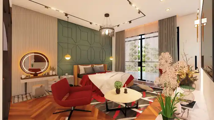 I can design a luxurious bedroom interior | Expert in all interior styles
