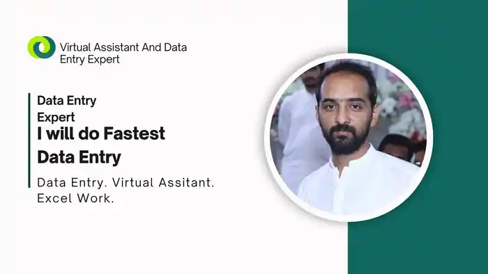 I can Data Entry and Virtual Assisstant very Fast