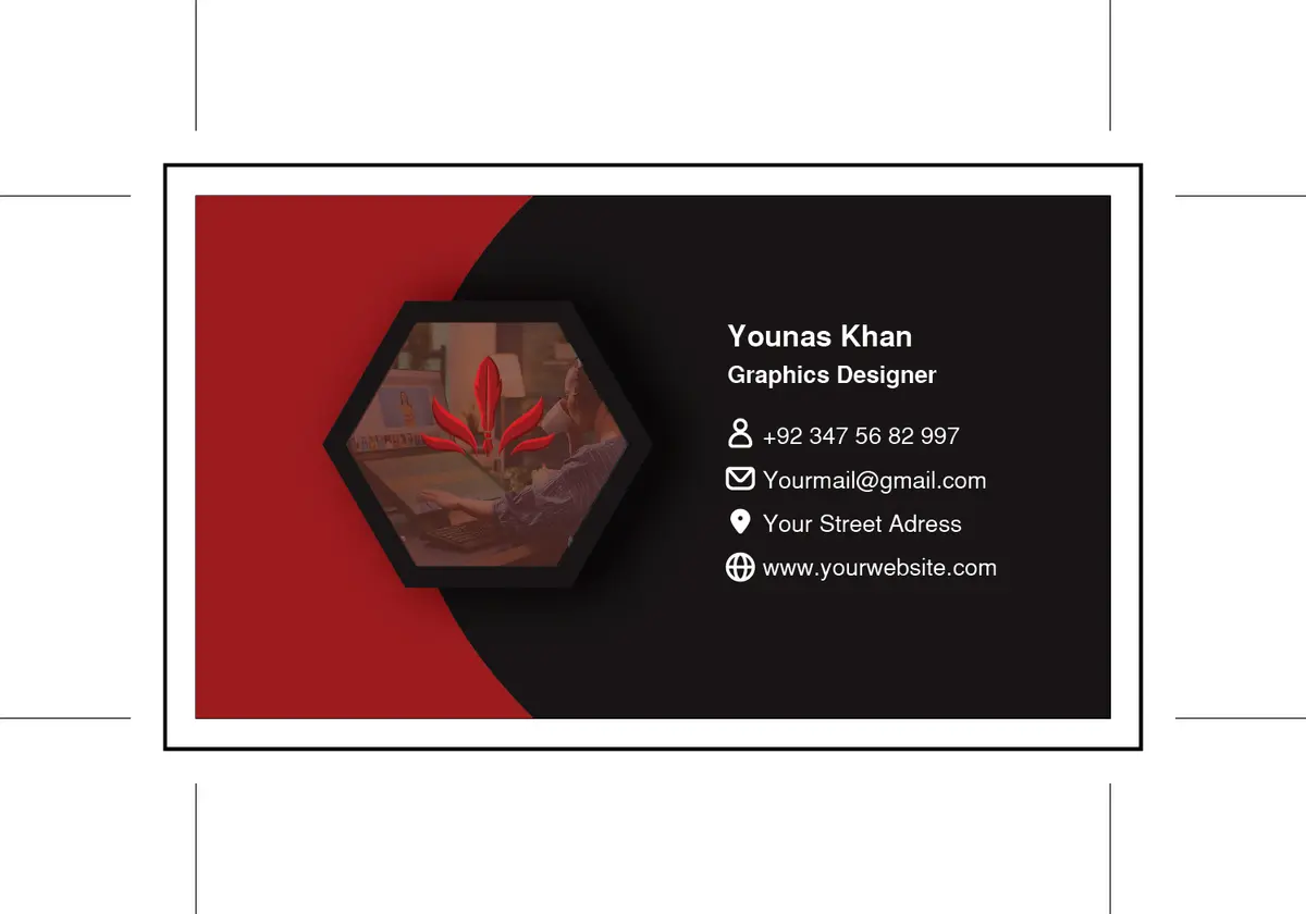 I can design custom business card within 24 hours