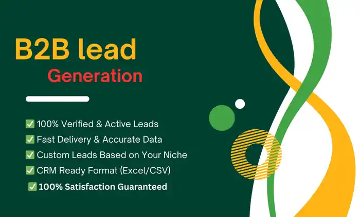 I can Do Targeted B2B Lead Generation and Email List Building