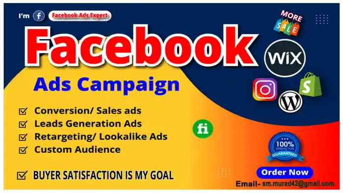 I can setup and manage facebook ads,conversion with fb pixel and meta Ads