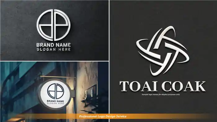 I can design modern minimalist business logo with full branding kit