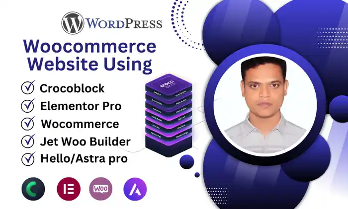 I can Build WooCommerce Website Using Elementor pro, jetwoobuilder & Astra