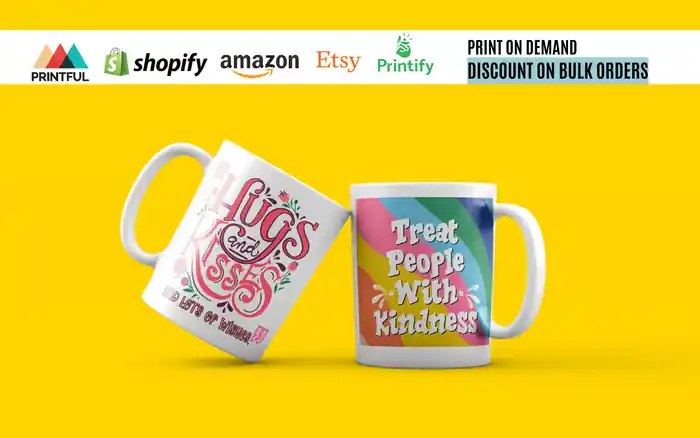 I can create trendy amazing mug designs for Print on demand POD