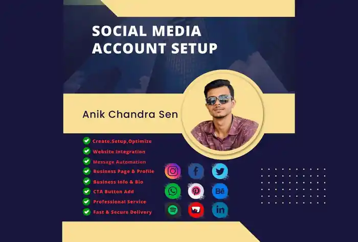 I can Professional Social Media Account Setup & SEO Optimization for Maximum