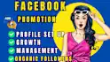 I can do organic facebook page promotion for business growth