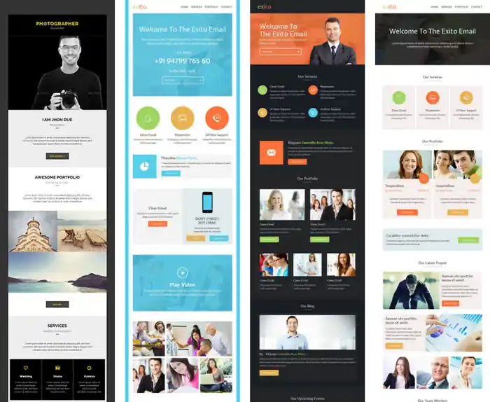 I can design HTML email template, mailchimp template, HTML newsletter