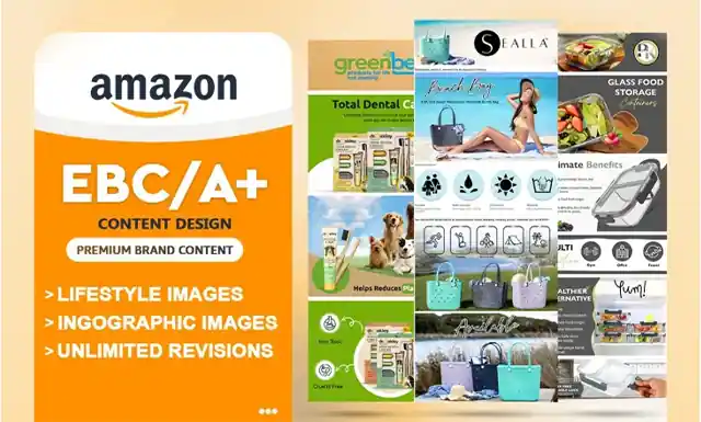 I can do amazon ebc, amazon a plus content, amazon enhanced brand content