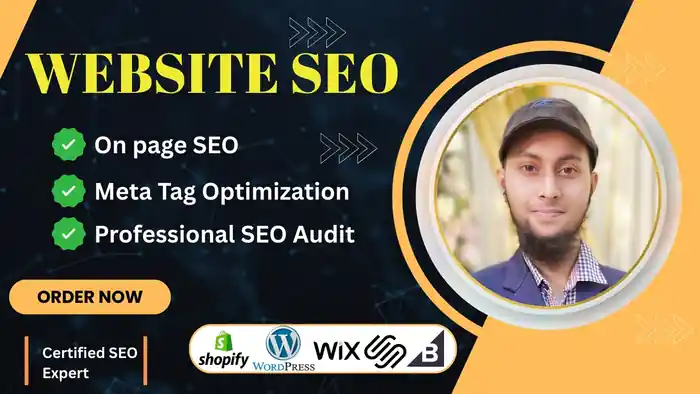 I can do SEO optimization for your Wordpress, Shopify, Wix etc. websites