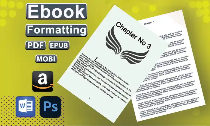 I can book cover design and book formatting 