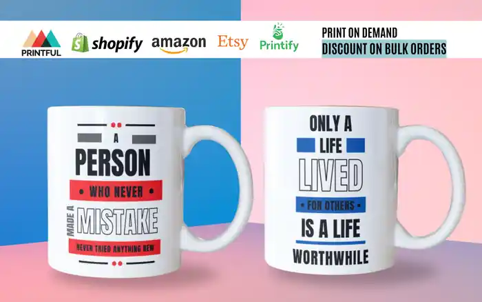 I can create trendy amazing mug designs for Print on demand POD