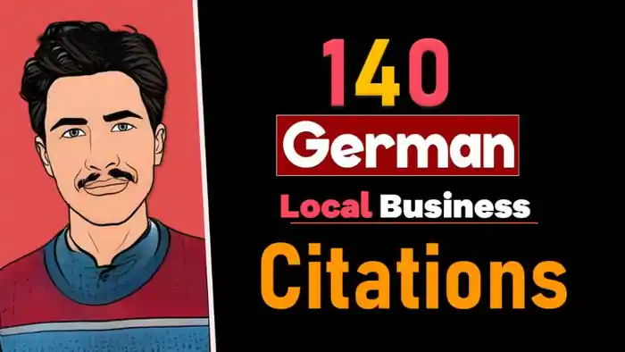 I can 140 german local business citations for your business listing