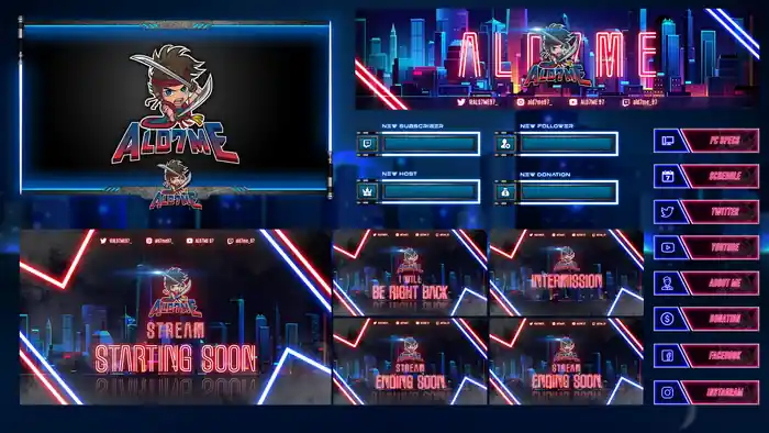 I can  Create Stunning Mascot Logos, Overlays, and Panels for Twitch & Mixer
