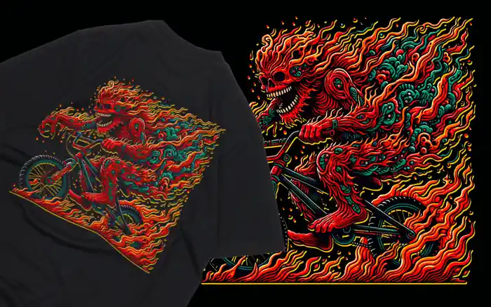 I can I will create amazing t-shirt designs for pod