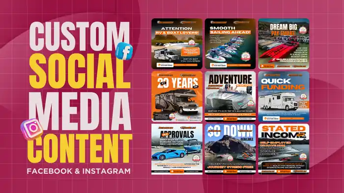 I can create Social Media Post for your business
