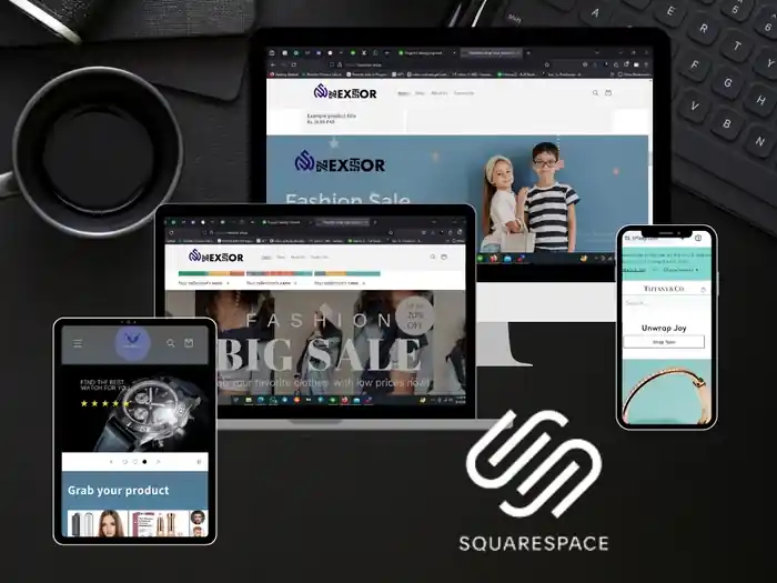 I can Professional Squarespace Web Development & Design Services