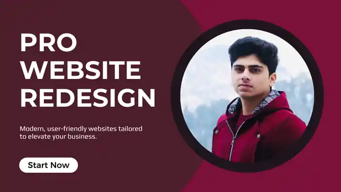 I can rebuild websites, professional website development and redesign