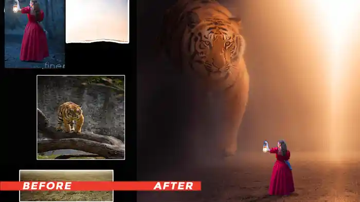 I can do composite and manipulation photo editing and retouching