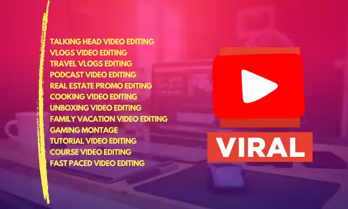 I can edit videos for youtube, ads, vlog, corporate, travel and gaming