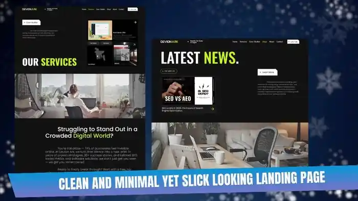 I can develop responsive custom website/landing page.