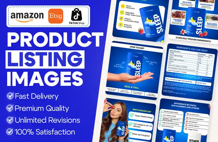 I can design amazon listing images, photo, pictures, infographic