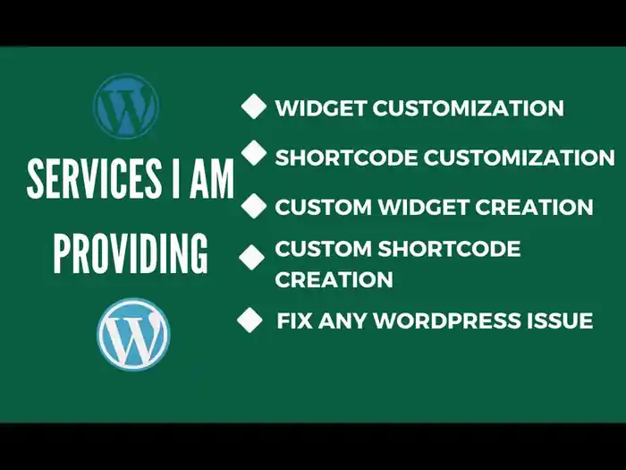 I can fix Wordpress bug, Theme/Plugin customization, shortcode in wordpress