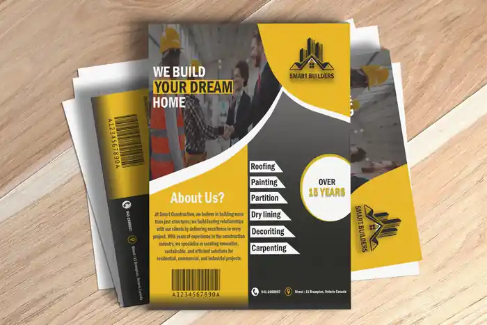 I can design unique business flyer brochure for your company