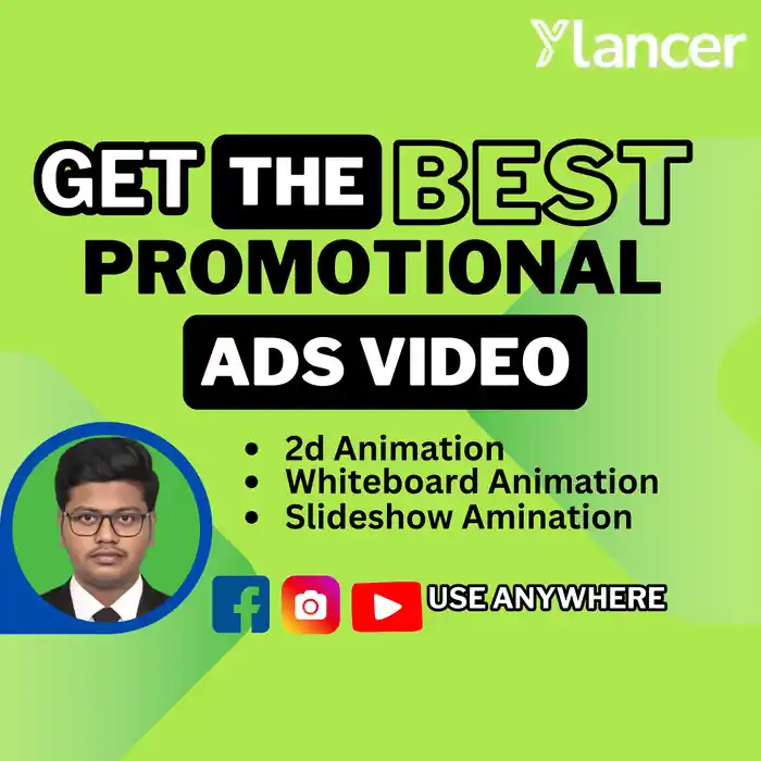 I can do the best 2d animated promotional video for promoting your service