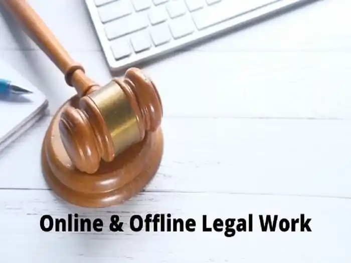 I can work as a paralegal project manager & freelance legal service provider