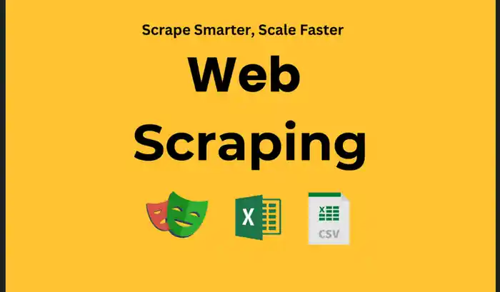 I can do web scraping from any website and develop a python web scraper