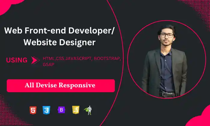 I can create an attractive website using HTML, CSS, BOOTSTRAP, JAVASCRIPT,