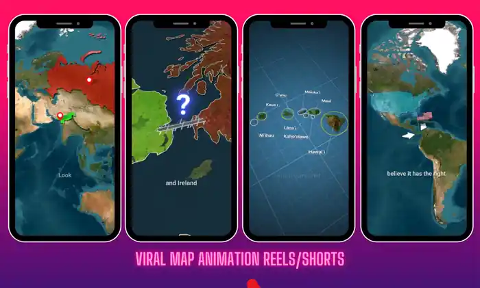 I can create 3d map animation of travel route or documentary in style of vox