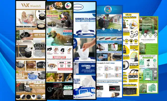 I can design amazon enhanced brand content, amazon a plus content, ebc