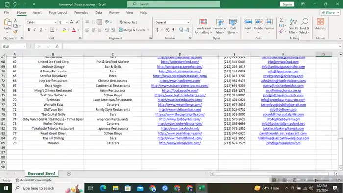 I can do b2b lead generation and email list building services