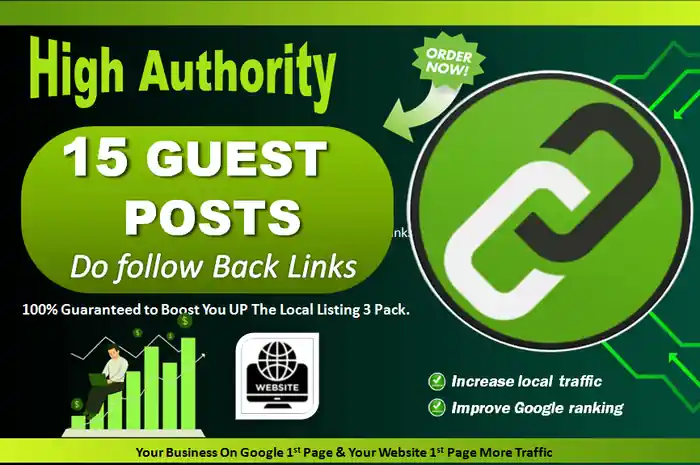 I can high da guest post backlinks with SEO quality guest posting service