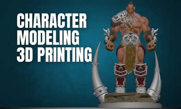 I can design 3D character model for 3D Priniting
