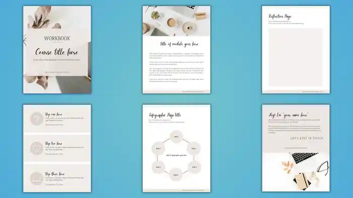 I can do workbook, lead magnet, book layout and eBook pdf design