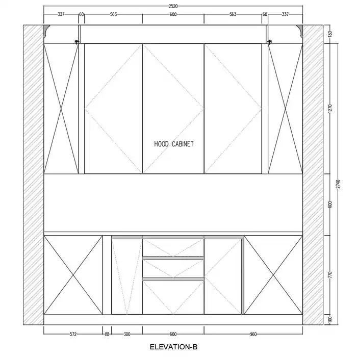 I can do kitchen technical drawing for mill work.