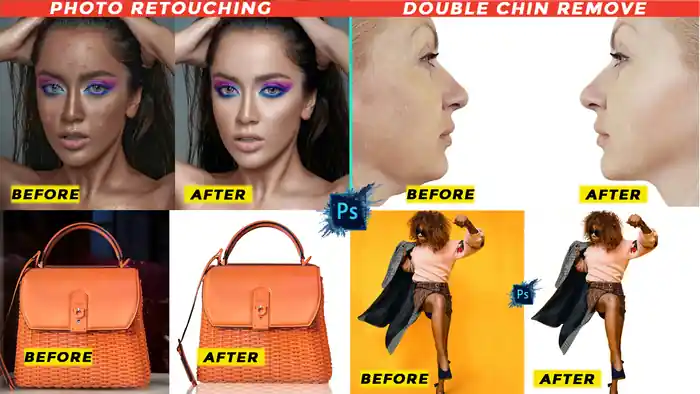 I can do any kind of photoshop editing professionally